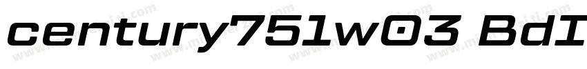 century751w03 BdIt字体转换